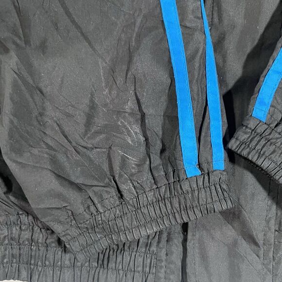 Vintage Lonsdale London Black Blue Full Zip Windbreaker Jacket Men's Size Small - Picture 4 of 10